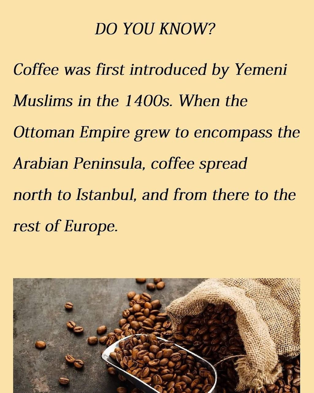 History of Coffee